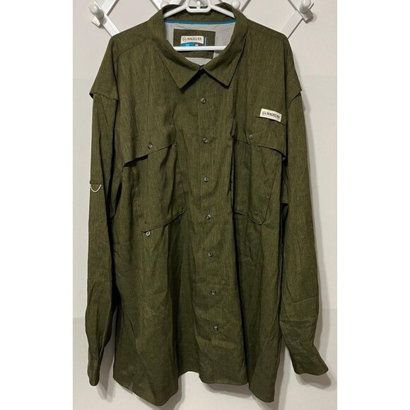 Magellan Outdoors Men’s Vented Fishing Shirt 4XL Relaxed Fit Wicking Performance - Picture 1 of 7